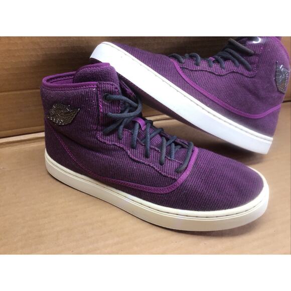 Air Jordan Jasmine Mulberry Fuchsia Glow White Hi Tops 7Y Womens 8.5 main image 7